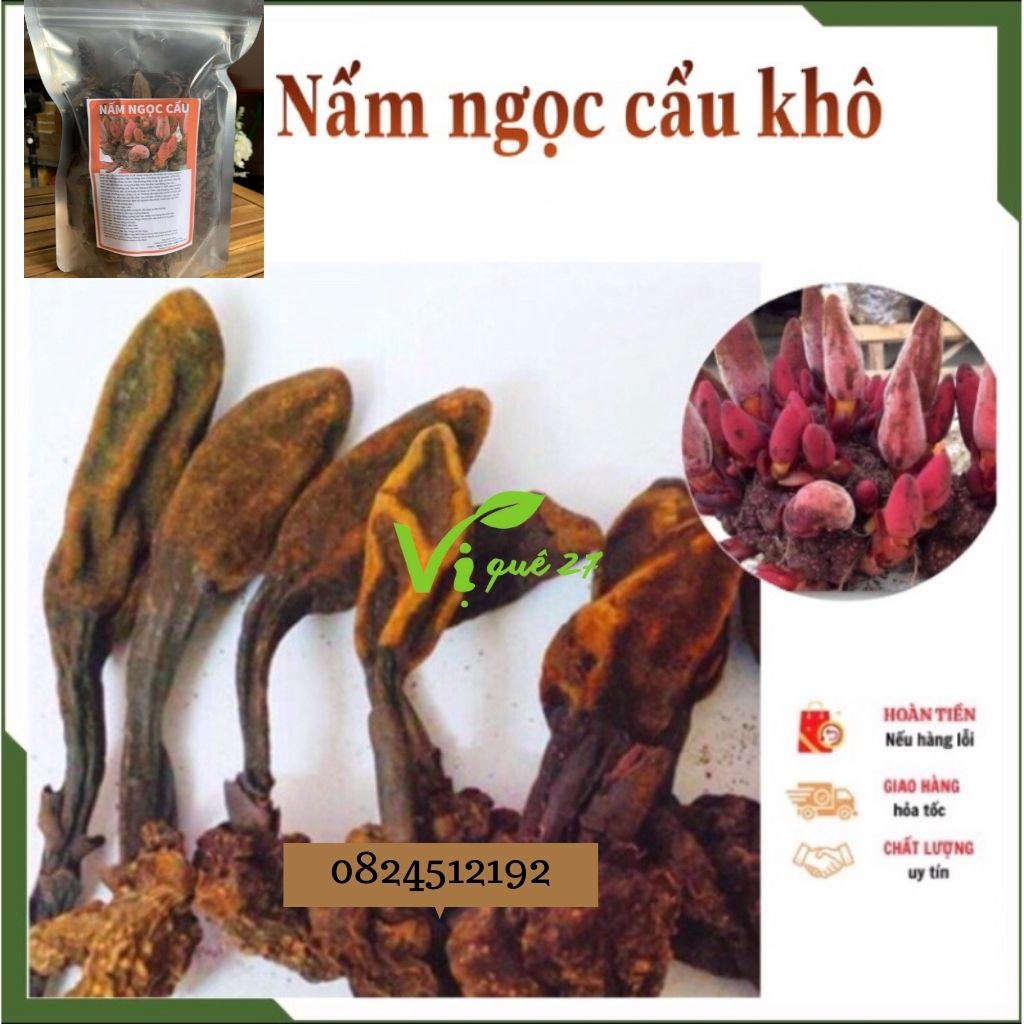 NẤM NGỌC CẨU KHÔ 500G